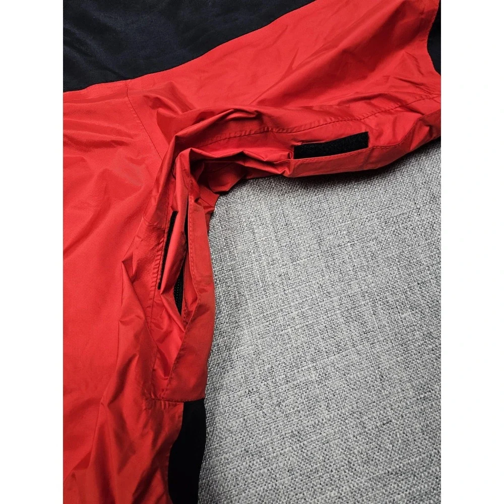The North Face Jacket Mens XL Red Black Gore-Tex Hooded Ski Parka Nylon Outdoor